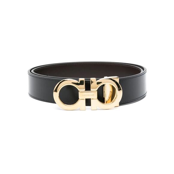 Ferragamo Black Belts Men